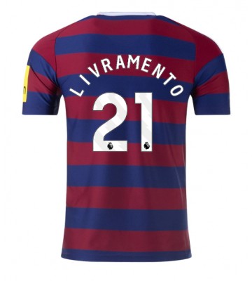 Newcastle United Tino Livramento #21 Replika Udebanetrøje 2024-25 Kortærmet